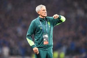 记者：国安下午进行适应场地训练，塞蒂恩与王子铭出席赛前发布会